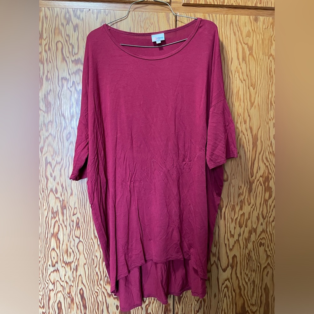 Two LulaRoe LLR Irma tops.